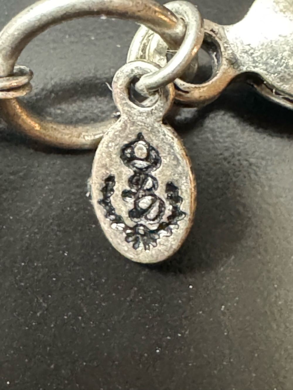Artisan Style Silver Tone Beaded Necklace - Statement Ball & Filigree - Picture 2 of 6